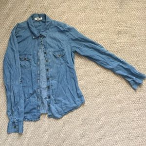 Love + Fire Denim top